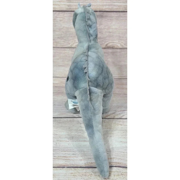 Jurassic World JW Plush T-Rex Stuffed Dinosaur Toy Factory Gray 9" 2015 - Picture 4 of 7